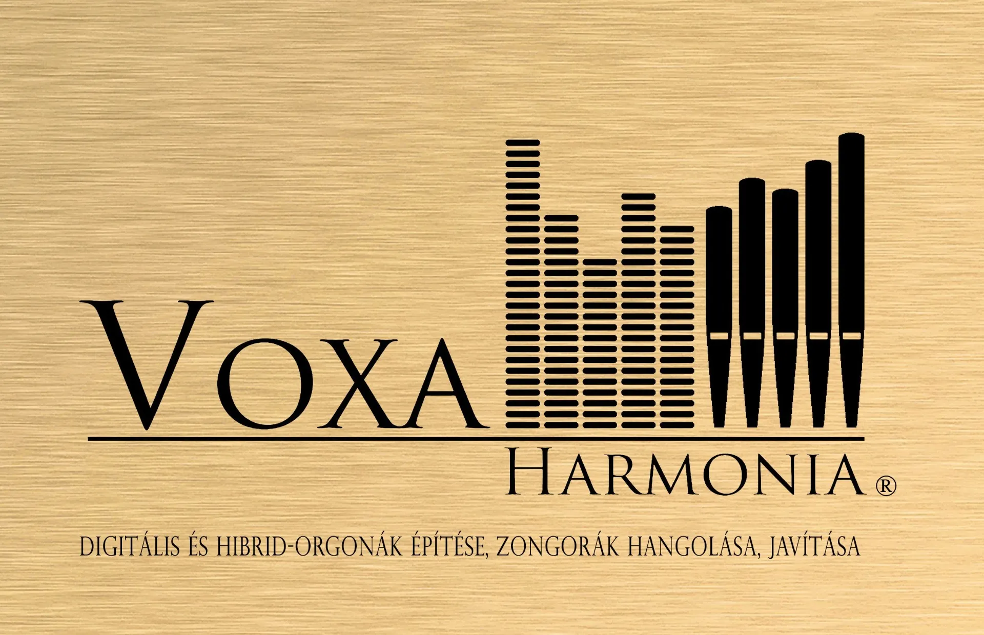 Voxa Harmonia – az eredeti faerezetes címlapkép